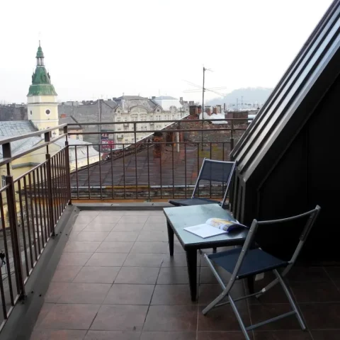 Terrace at Hotel Cisar